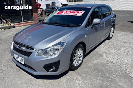 Silver 2012 Subaru Impreza Hatchback 2.0I (Awd)