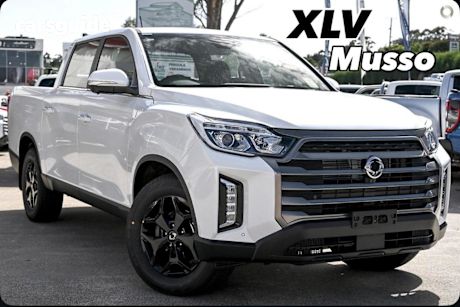 White 2024 KGM Ssangyong Musso Ute Tray ULTIMATE LUXURY 4X4