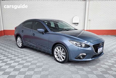 Blue 2014 Mazda 3 Sedan Sp25