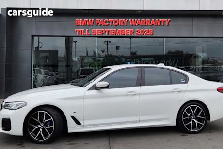 White 2023 BMW 530D Sedan M Sport Lci