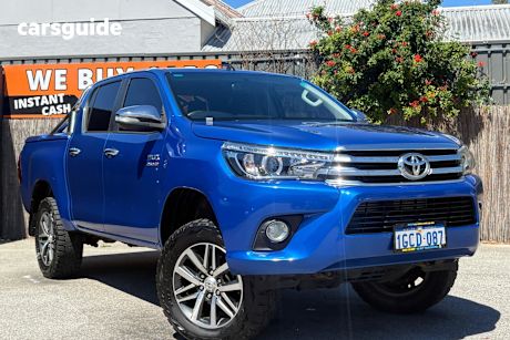 Blue 2015 Toyota Hilux Dual Cab Utility Sr5 (4X4)