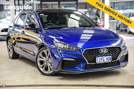 Blue 2018 Hyundai I30 Hatchback N Line Premium