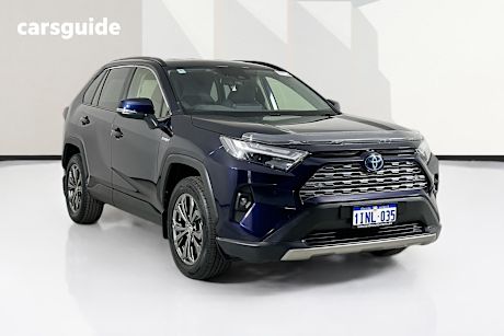 Blue 2023 Toyota RAV4 Wagon Gxl (Awd) Hybrid