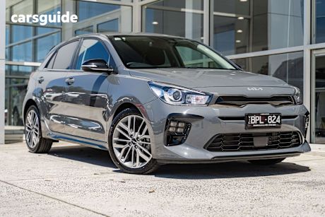 Grey 2021 Kia RIO Hatchback Gt-Line