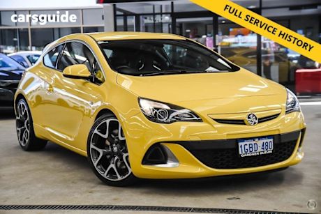 Yellow 2016 Holden Astra Hatchback Vxr