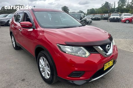 Red 2014 Nissan X-Trail Wagon St (Fwd)