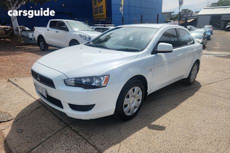 White 2008 Mitsubishi Lancer Sedan Es