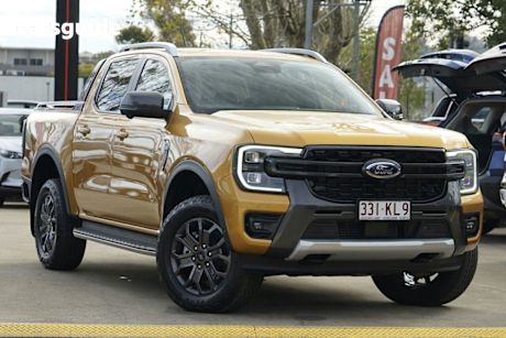 Yellow 2024 Ford Ranger Double Cab Pick Up Wildtrak 3.0 (4X4)