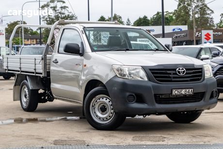Silver 2013 Toyota Hilux Cab Chassis Workmate