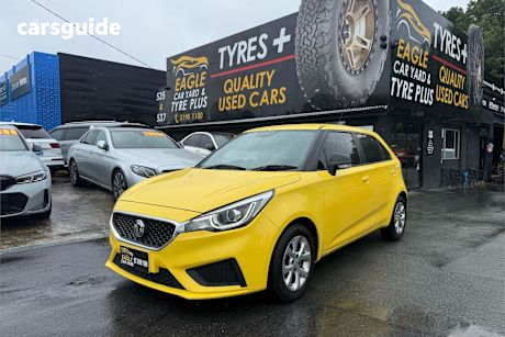 Yellow 2021 MG MG3 Hatchback Core