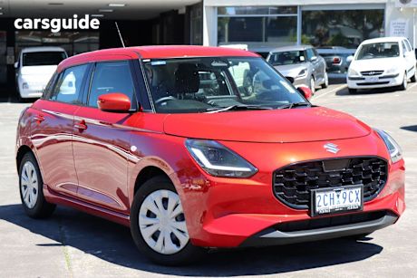 Red 2024 Suzuki Swift Hatchback Hybrid