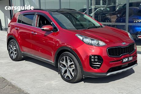 Red 2017 Kia Sportage Wagon Gt-Line (Awd)