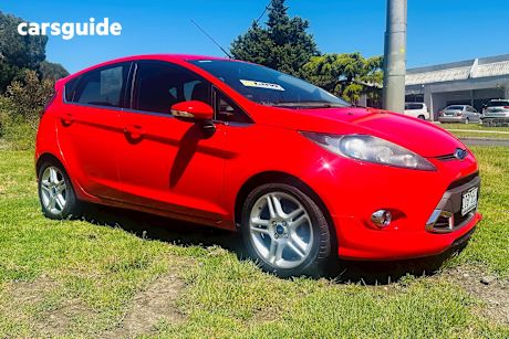 Red 2012 Ford Fiesta Hatchback Zetec