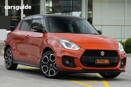 Orange 2023 Suzuki Swift Hatchback Sport Turbo