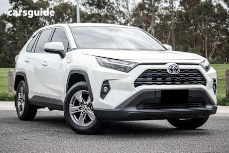 White 2022 Toyota RAV4 Wagon Gx (Awd) Hybrid