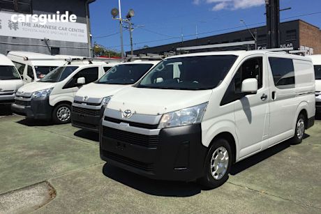 White 2019 Toyota HiAce Van Lwb Crew