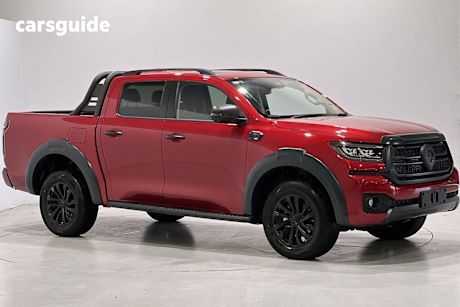 Red 2025 GWM Cannon Dual Cab Utility Vanta (4X4)