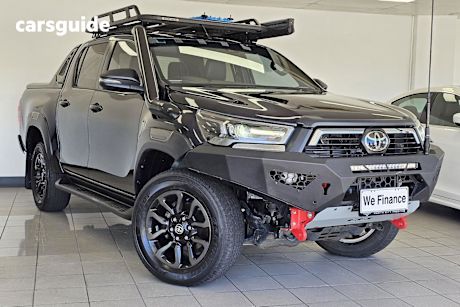 Blue 2021 Toyota Hilux Double Cab Pick Up Rogue (4X4)