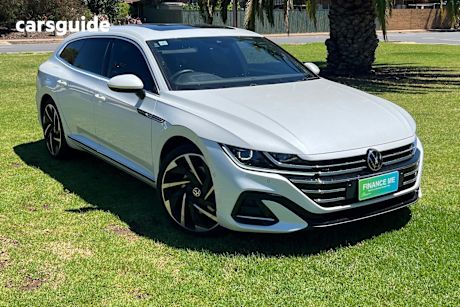 White 2023 Volkswagen Arteon Wagon 206Tsi R-Line Shtng Bke (Rf)