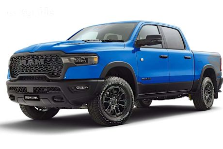 Blue 2025 Ram 1500 Crew Cab Utility Rebel Hurricane