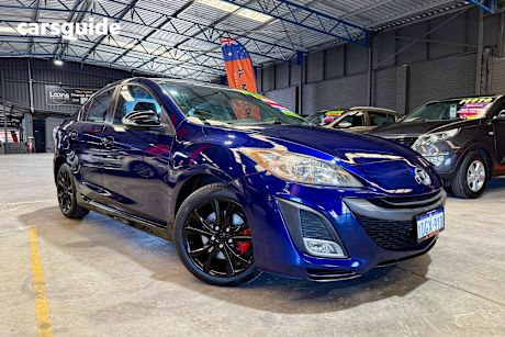Blue 2009 Mazda 3 Sedan Sp25