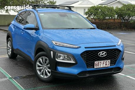 Blue 2020 Hyundai Kona Wagon Go (Fwd)