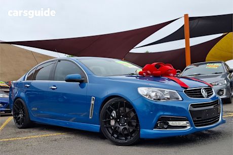 Blue 2014 Holden Commodore Sedan Ss-V Redline