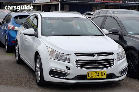 White 2015 Holden Cruze Sedan Cdx