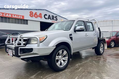Silver 2009 Ford Ranger Dual Cab Pick-up Wildtrak (4X4)