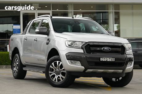 Silver 2017 Ford Ranger Dual Cab Pick-up Wildtrak 3.2 (4X4)