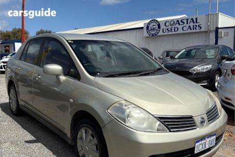 Beige 2008 Nissan Tiida Sedan St