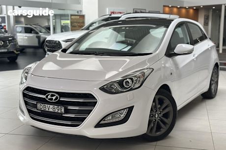 White 2015 Hyundai I30 Hatchback Sr Premium