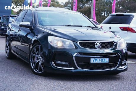 Green 2013 Holden Commodore Sedan Ss-V Redline