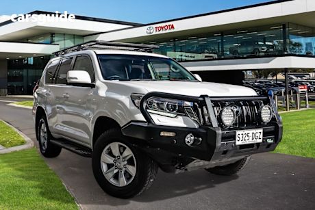 White 2020 Toyota Landcruiser Prado Wagon Gxl