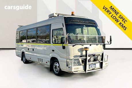 White 2019 Toyota Coaster Bus Standard (Lwb)