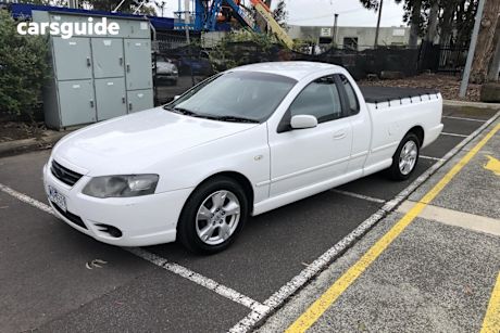 White 2007 Ford Falcon Ute Tray XLS