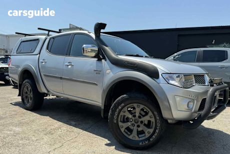Grey 2012 Mitsubishi Triton Double Cab Utility Glx-R (4X4)