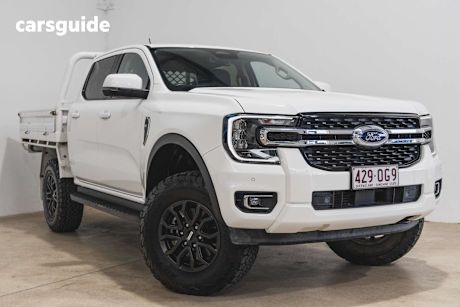 White 2022 Ford Ranger Double Cab Pick Up Xlt 3.0 (4X4)