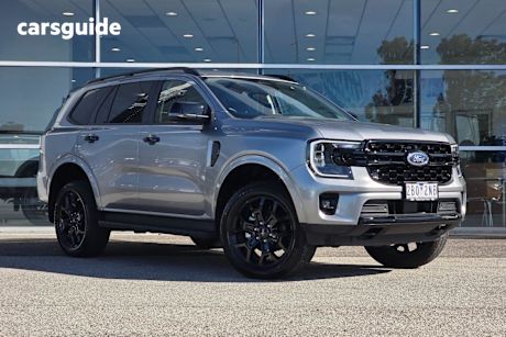 Silver 2025 Ford Everest Wagon Sport (Rwd)