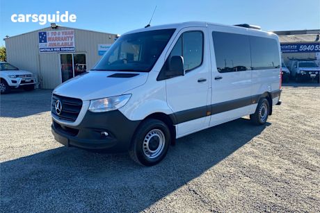 White 2019 Mercedes-Benz Sprinter Van 419Cdi Vs30 Mwb Rwd High Roof