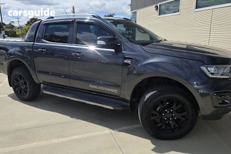 Grey 2019 Ford Ranger Double Cab Pick Up Wildtrak 3.2 (4X4)