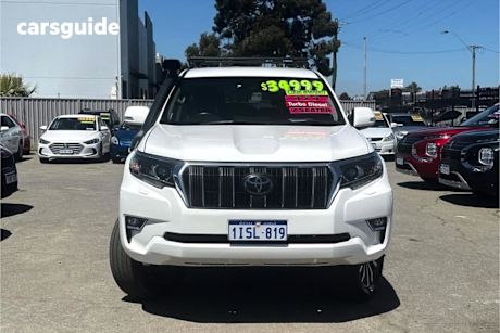White 2018 Toyota Landcruiser Prado Wagon Gxl (4X4)