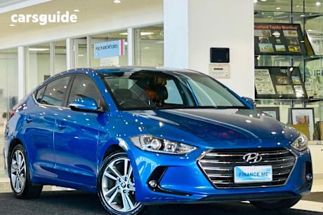 Blue 2016 Hyundai Elantra Sedan Elite 2.0 Mpi
