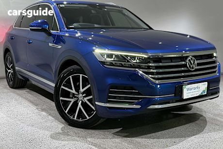 Blue 2019 Volkswagen Touareg Wagon Launch Edition