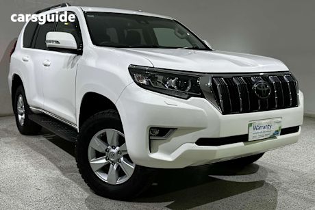 White 2020 Toyota Landcruiser Prado Wagon Gxl
