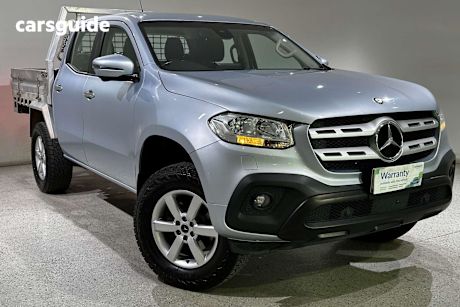 Silver 2018 Mercedes-Benz X250 Dual Cab Chassis D Progressive (4Matic)