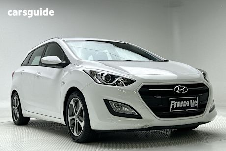 White 2015 Hyundai I30 Wagon Tourer Active 1.6 Crdi