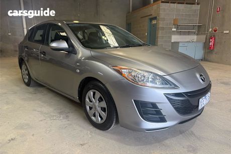 Silver 2010 Mazda 3 Hatchback Neo