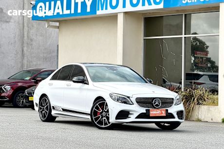 White 2019 Mercedes-Benz C300 Saloon