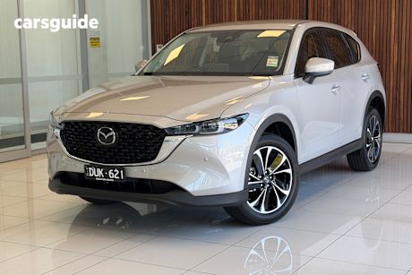 Silver 2025 Mazda CX-5 Wagon G25 Touring (Awd)